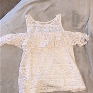 Lily Pulitzer white lace top